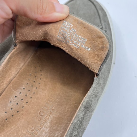 Gentle Souls By Kenneth Cole Rory Tassel Gray Suede Mule Loafer Size 9M - Picture 6 of 7